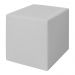 Puff Quadrado 33x41x33cm Multimóveis EX5001 Branco