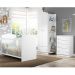 Quarto Completo João e Maria com guarda-roupa, cômoda e berço Multimóveis Branco/Colorido