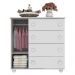 Quarto Completo com Berço 3x1 com Rodízios Multimóveis Pimpolho FG3011 Branco