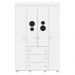 Quarto Completo com Berço 3x1 com Rodízios Multimóveis Pimpolho FG3011 Branco