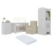Quarto Completo com Colchão e Poltrona de Amamentação João e Maria Multimóveis MP4092 Branco/Bege