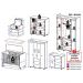 Quarto Completo com Colchão e Poltrona de Amamentação Pimpolho Multimóveis MP4091 Branco/Bege