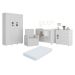 Quarto Completo com Colchão e Poltrona de Amamentação Pimpolho Multimóveis MP4097 Branco