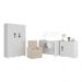 Quarto Completo com Poltrona de Amamentação Pimpolho Multimóveis MP4067 Branco/Bege