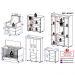 Quarto Completo com Poltrona de Amamentação Pimpolho Multimóveis MP4073 Branco