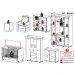 Quarto Completo com Poltrona de Amamentação e Puff Pimpolho Multimóveis MP4085 Branco