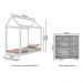 Quarto Infantil Cama Montessoriana/Colchão/Cômoda Flex Algodão Doce Multimóveis MX4278 Branco