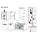 Quarto Infantil Completo com Berço 3 em 1 com Colchão Incluso Multimóveis MP4354 Branco/Colorido