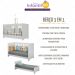 Quarto Infantil Completo com Berço 3 em 1 para Colchão 130x60cm Multimóveis MP4383 Branco