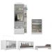 Quarto Infantil Completo com Berço 3x1 Multimóveis FG3033 Branco/Colorido