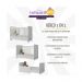 Quarto Infantil Completo com Berço Americano 3 em 1 com Colchão Incluso Multimóveis MP4361 Branco