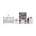 Quarto Infantil Completo com Berço Americano 3 em 1 para Colchão 130x70cm Multimóveis MP4345 Branco