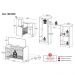 Quarto Infantil Completo com Berço Guarda-Roupa e Cômoda Multimóveis MP4358 Branco