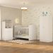 Quarto Infantil Completo com Berço e Armários Gominha Multimóveis BB2869 Branco
