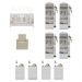 Quarto Infantil Completo com Poltrona de Amamentação Multimóveis MP4068 Branco/Bege