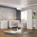 Quarto Infantil Completo com Poltrona de Amamentação e Puff Multimóveis MP4086 Branco