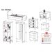 Quarto Infantil Completo para Colchão 188x78cm Doçura Multimóveis MP4329 Branco/Cinza/Rosa