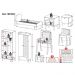 Quarto Infantil Completo para Colchão 78x188cm com Penteadeira Doçura Multimóveis MP4341 Branco/Cinza/Rosa