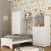 Quarto Infantil com Berço 3 em 1 Luíza Multimóveis Branco