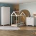 Quarto Infantil com Cama Montessoriana Algodão Doce Multimóveis MX4267 Branco