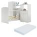 Quarto Infantil com Colchão Incluso Meu Bebê Multimóveis Branco