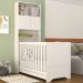 Quarto Infantil com Colchão Incluso Nina Multimóveis Branco