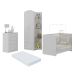 Quarto de Bebê Completo com Berço 3 em 1 com Colchão Multimóveis MP4154 Branco
