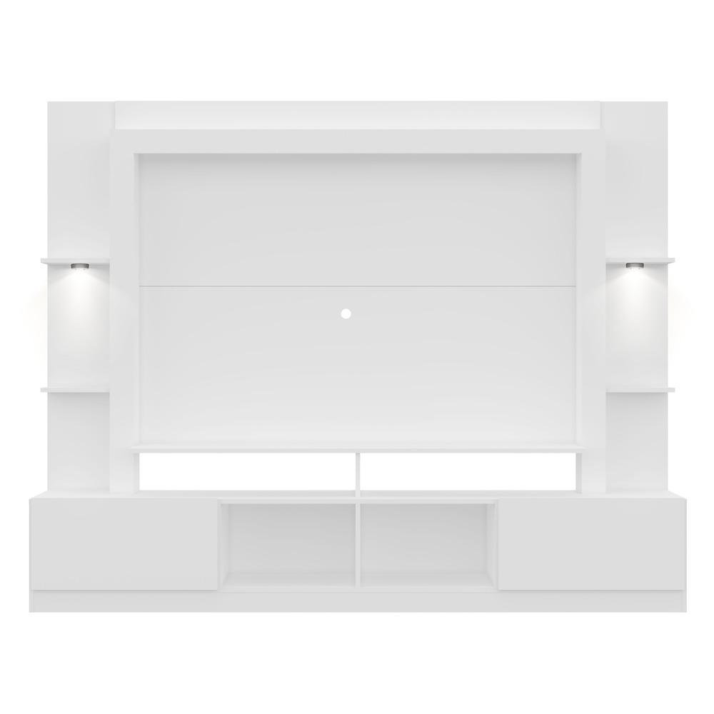 Rack Estante TV 65" com Leds Berlim Multimóveis Branco