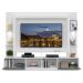 Rack Estante TV 65" com Leds Berlim Multimóveis Branco/Preto