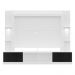 Rack Estante TV 65" com Leds Berlim Multimóveis Branco/Preto