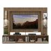 Rack Estante TV 65" com Leds Berlim Multimóveis Madeirado/Branco