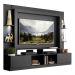 Rack Estante TV 65" com Leds Berlim Multimóveis Preto