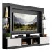 Rack Estante TV 65" com Leds Berlim Multimóveis Preto/Branco