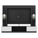 Rack Estante TV 65" com Leds Berlim Multimóveis Preto/Branco