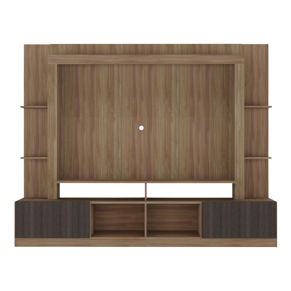 Rack Estante com Painel TV 65" e 2 portas Catar Multimóveis BR3395 Madeirado/Tenerife