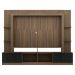 Rack Estante com Painel TV 65" e 2 portas Rio Multimóveis Madeirado/Preto