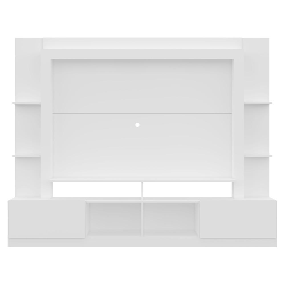 Rack Estante com Painel e Suporte TV 65" e 2 portas Oslo Multimóveis Branco
