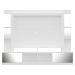 Rack Estante com Suporte TV 65" e Espelho Oslo Multimóveis Branco/Tenerife
