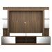 Rack Estante com Suporte TV 65" e Espelho Oslo Multimóveis Madeirado/Tenerife