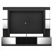 Rack Estante com Suporte TV 65" e Espelho Oslo Multimóveis Preto/Tenerife
