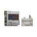 Rack Painel com Suporte para TV até 55 Polegadas e Aparador 3 Portas Multimóveis MP1098 Branco/Lacca Fumê