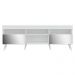 Rack Retrô com Espelho para TV até 65" Multimóveis Paris FG3332 com 2 Portas Branco