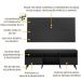 Rack Retrô com Painel e Suporte para TV até 65" Multimóveis Flórida FG3134 Preto