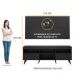 Rack Retrô com Painel e Suporte para TV até 65" Multimóveis Flórida FG3134 Preto