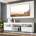 Rack Retrô com Painel para TV até 65" Multimóveis Flórida FG3133 Branco