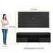 Rack Retrô com Painel para TV até 65" Multimóveis Flórida FG3133 Preto/Branco