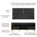 Rack Retrô com Painel para TV até 65" Multimóveis Flórida FG3133 Preto/Natural
