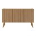 Rack Retrô para TV até 32 Polegadas com 3 Portas Multimóveis MP1067 Rustic/Natural