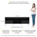 Rack Retrô para TV até 65" Multimóveis Paris FG3327 com 2 Portas Preto/Branco