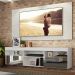Rack Suspenso com Espelho e Painel para TV até 65" Multimóveis Flórida FG3322 Branco